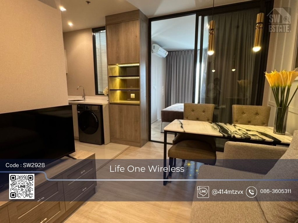 ให้เช่าคอนโดวิทยุ ชิดลม หลังสวน : ✨️ ให้เช่าคอนโด Life One Wireless แต่งสวย พร้อมอยู่✨
