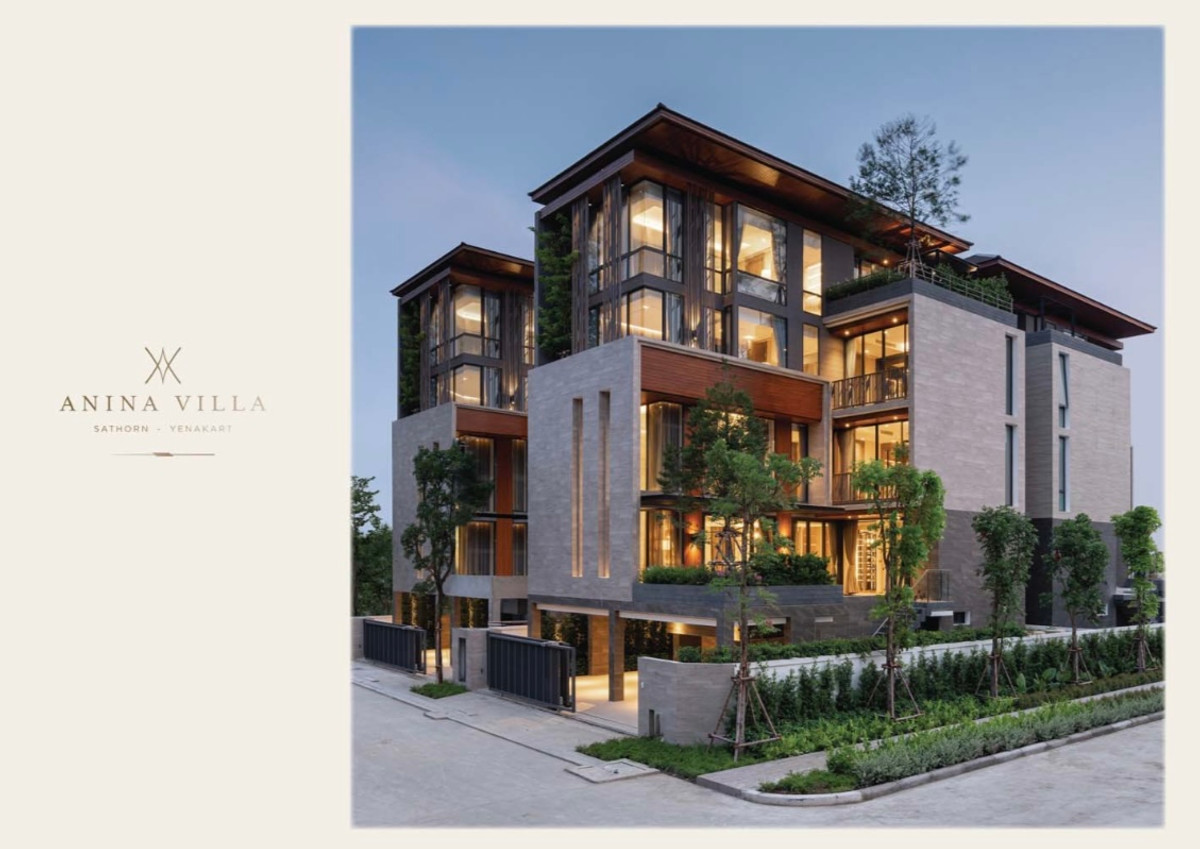 ขายบ้านสาทร นราธิวาส : Anina Villa Sathorn–Yenakart หลังสุดท้ายในโครงการ Luxury Villa พร้อมลิฟต์+สระส่วนตัว  ใกล้สาทร–พระราม 4 📞 092-690-5445