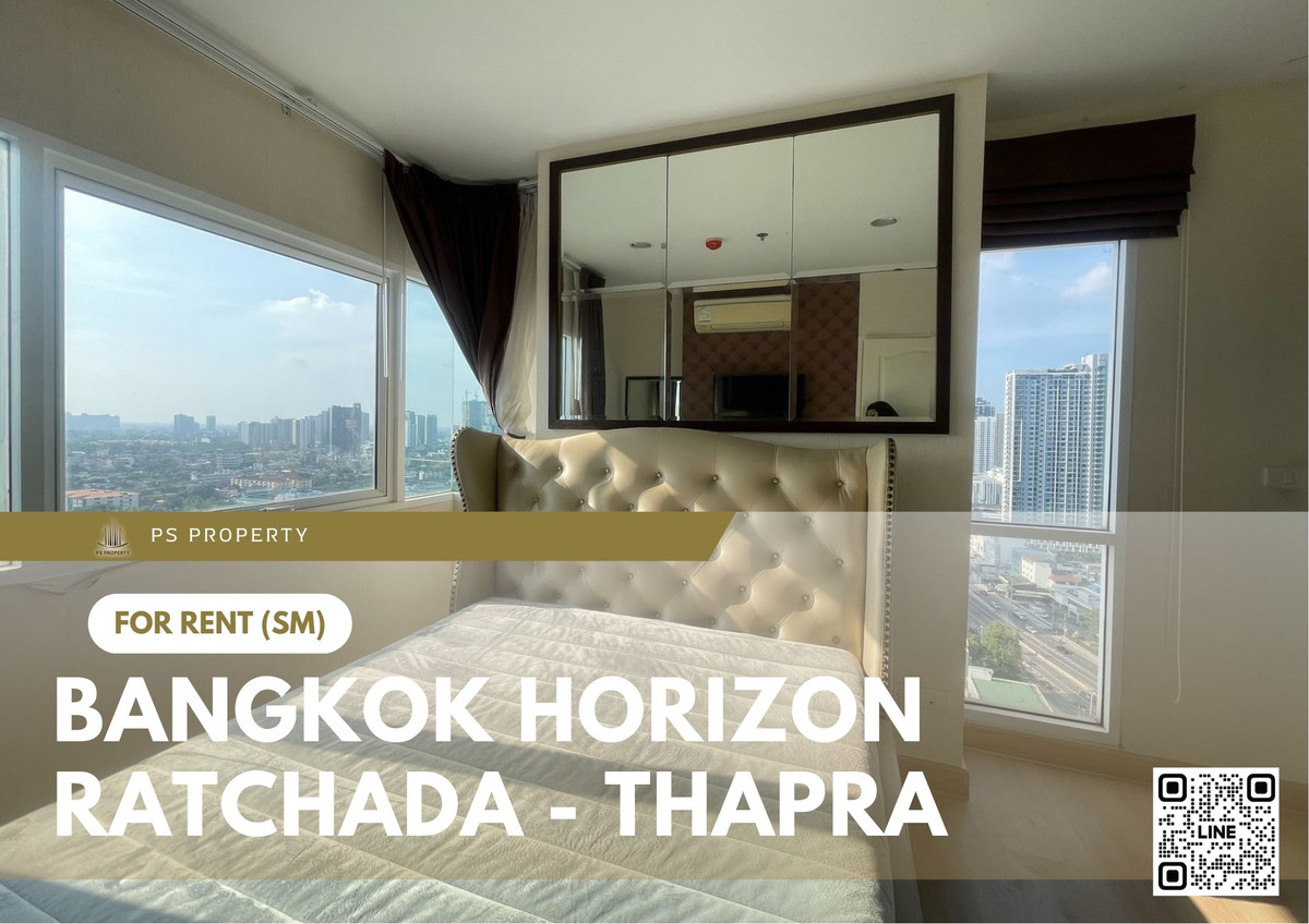 ให้เช่าคอนโดท่าพระ ตลาดพลู วุฒากาศ : ให้เช่า ✨ Bangkok Horizon Ratchada - Thapra ✨ เฟอร์นิเจอร์ และ เครื่องใช้ไฟฟ้าครบ ใกล้ BTS ตลาดพลู