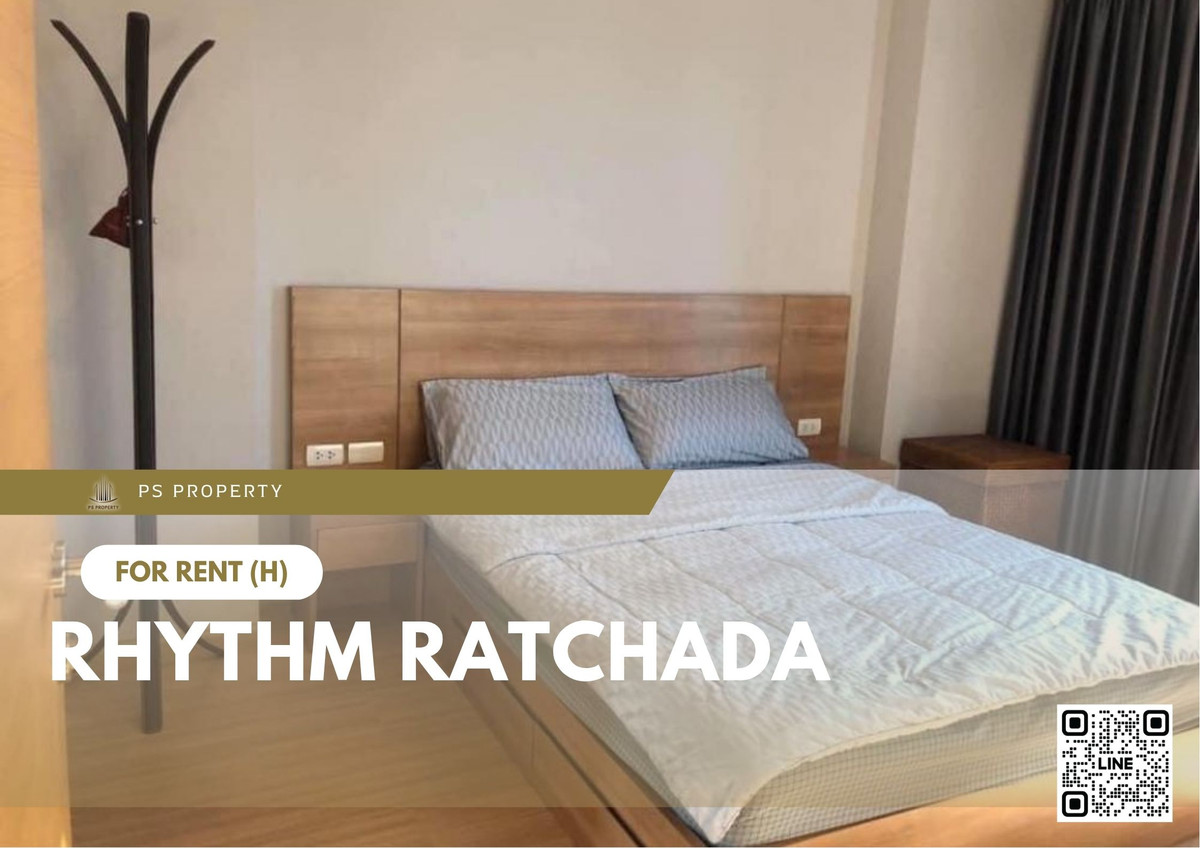 For RentCondoRatchadapisek, Huaikwang, Suttisan : For rent 📍 Rhythm Ratchada 📍 Fully furnished and equipped, near MRT Ratchadaphisek