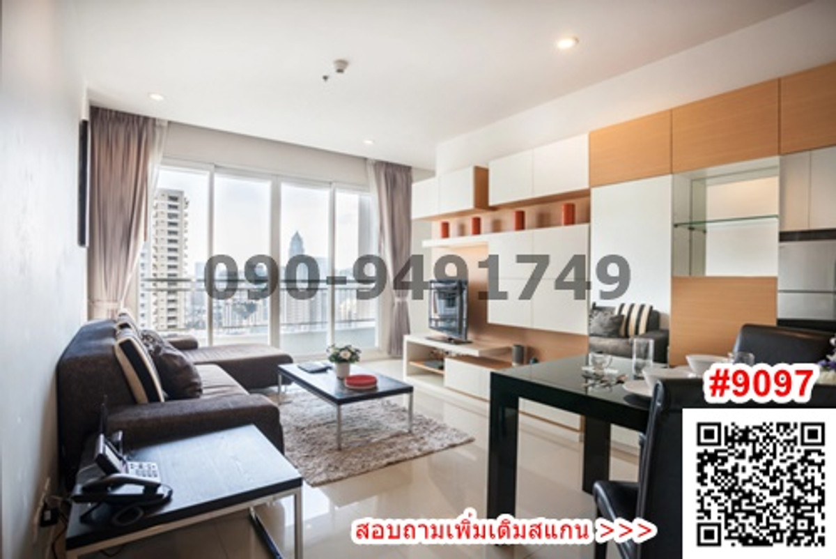 ขายคอนโดพระราม 9 เพชรบุรีตัดใหม่ RCA : ขาย คอนโด เซอร์เคิล เพชรบุรี  ห้องใหญ่  เฟอร์นิเจอร์ครบ  ใกล้เดอะพลาซ่า 760 เมตร