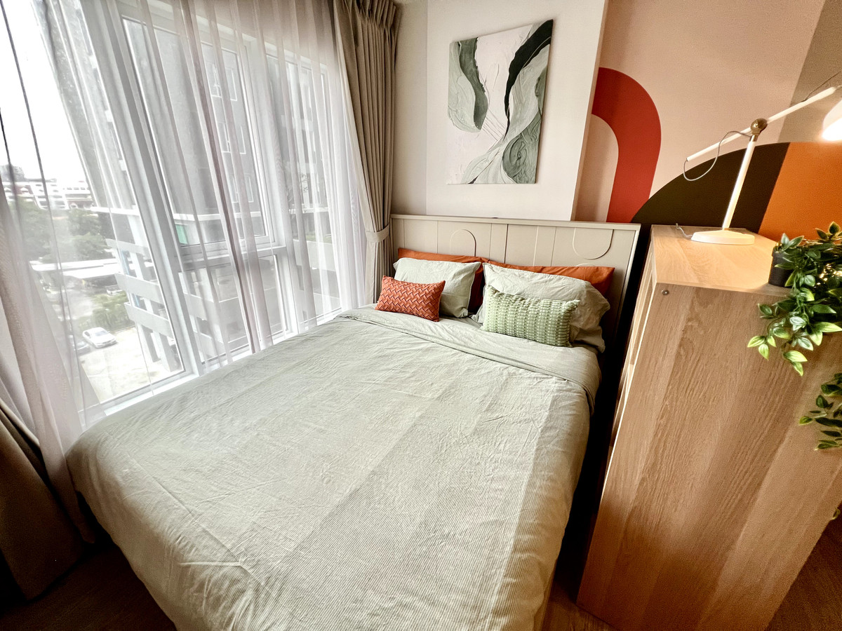 For RentCondoBangna, Bearing, Lasalle : P-2846 Beautiful room, newly decorated, ready to move in, good location, near Bangna intersection, Regent home Bangna condo.