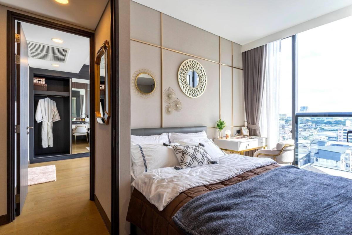 For RentCondoKhlongtoei, Kluaynamthai : 🔥Urgent Rental🔥 Siamese Exclusive Queens, 2 bedrooms, beautifully decorated, fully furnished, ready to move in, near MRT Queen Sirikit National Convention Center.