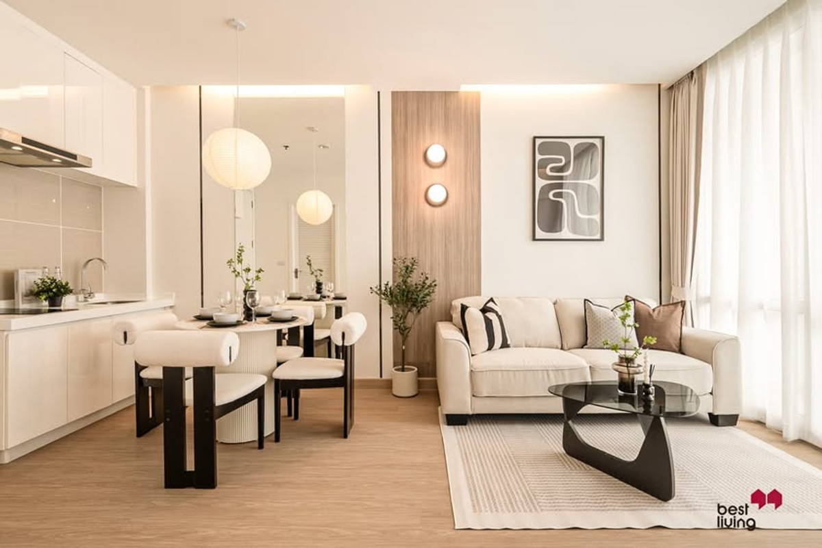 For SaleCondoRama9, Petchburi, RCA : Condo for sale near MRT Rama 9, beautiful room, high view, wide balcony, next to Rama 9 Road.