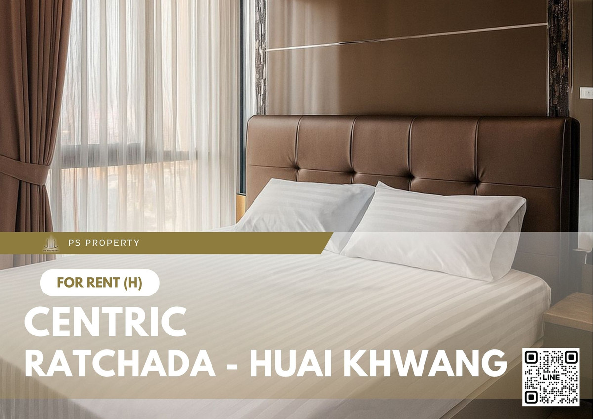 For RentCondoRatchadapisek, Huaikwang, Suttisan : For rent 📍 Centric Ratchada - Huai Khwang 📍 Near MRT Huai Khwang, fully furnished and equipped with appliances