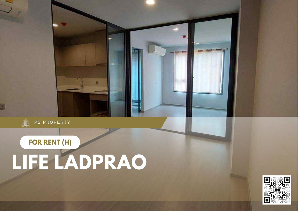 For RentCondoLadprao, Central Ladprao : For rent ✨ Life Ladprao ✨ near BTS Ha Yaek Lat Phrao / MRT Phahon Yothin, empty room