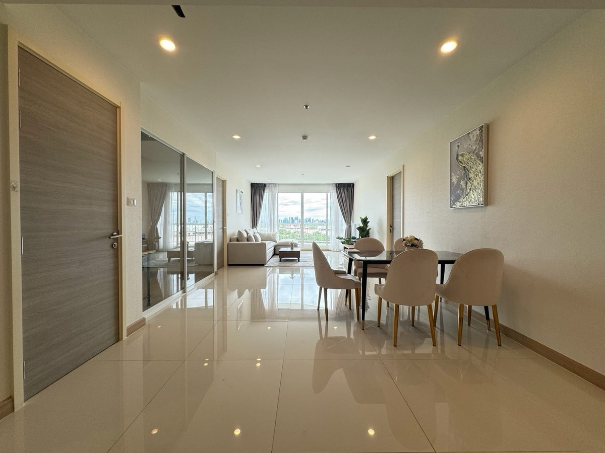 For SaleCondoRama3 (Riverside),Satupadit : 📢👇 Rare unit with spacious layout. Unblocked Panoramic View facing City & Chao Phraya River.Perfect for both living and investment.