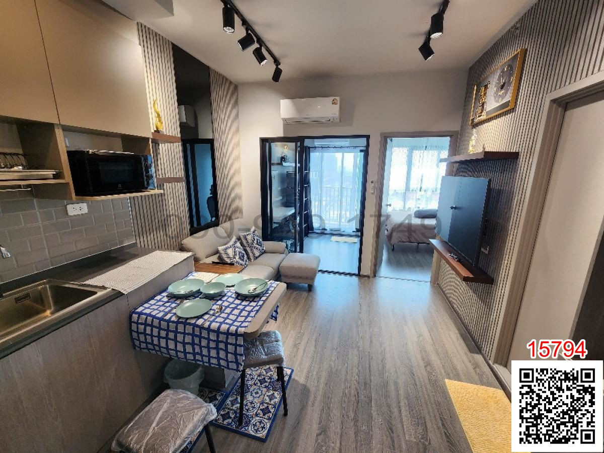 For RentCondoSeri Thai, Ramkhamhaeng Nida : Condo for rent Ideo Ramkhamhaeng-Lam Sali Station near MRT Lam Sali Intersection.