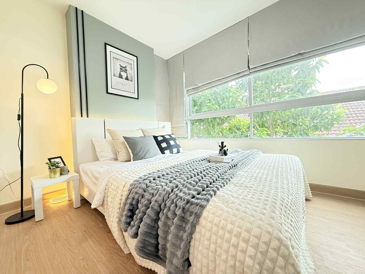 For SaleCondoNonthaburi, Bang Yai, Bangbuathong : Newly decorated entire room, Dcondo Rattanathibet, near MRT Sai Ma.