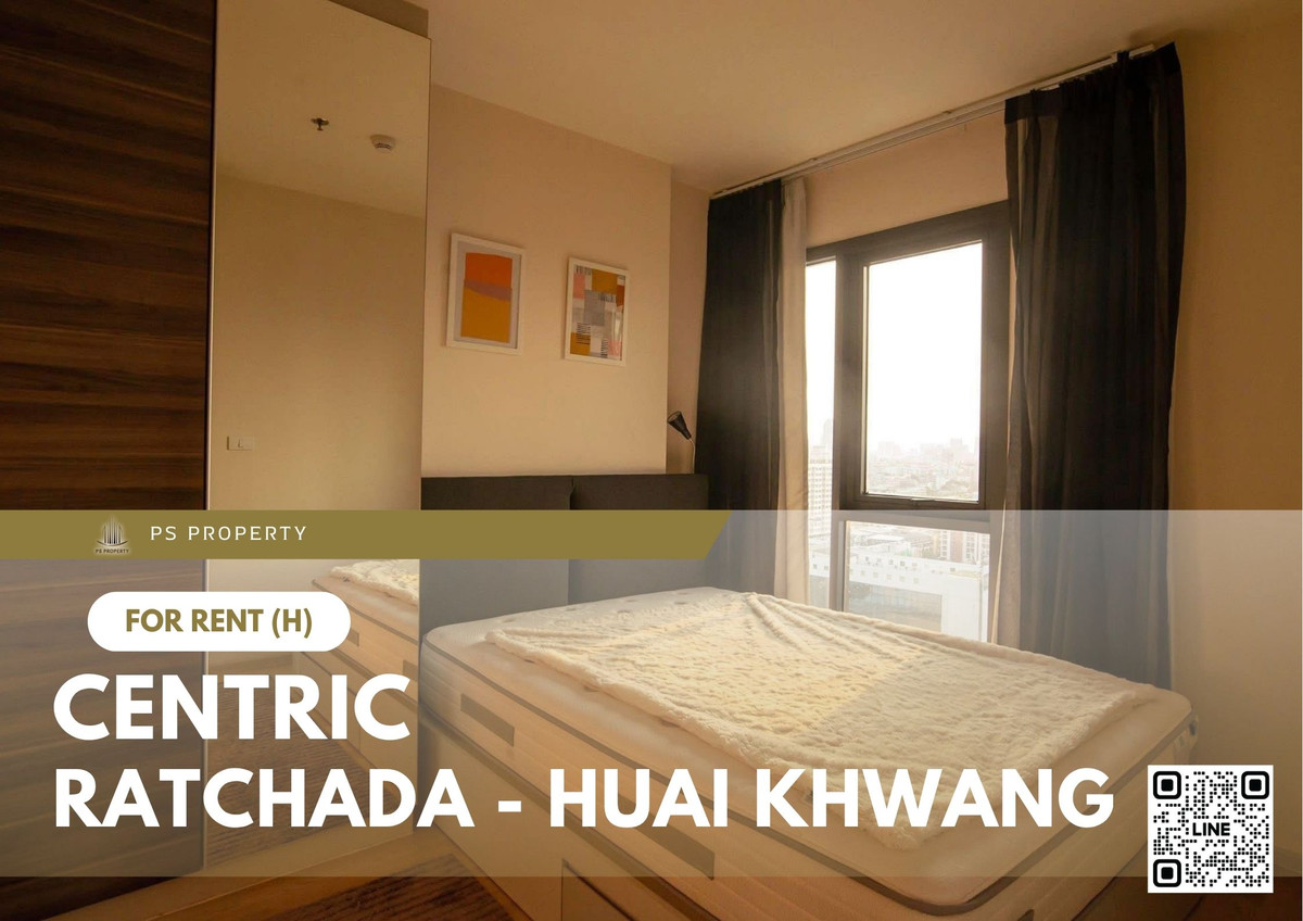 For RentCondoRatchadapisek, Huaikwang, Suttisan : For rent ✨ Centric Ratchada - Huai Khwang ✨ Fully furnished and equipped, near MRT Huai Khwang