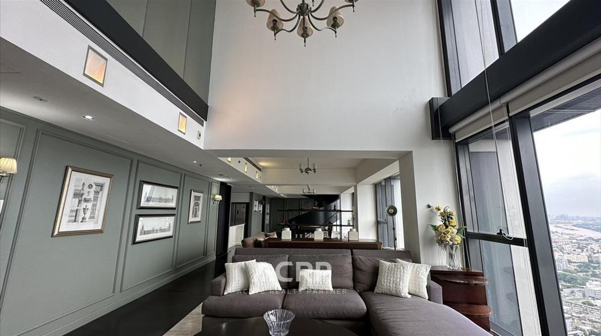 For RentCondoSathorn, Narathiwat : For rent The Met Condominium, Sathorn Road, South Sathorn, Duplex, fully furnished.