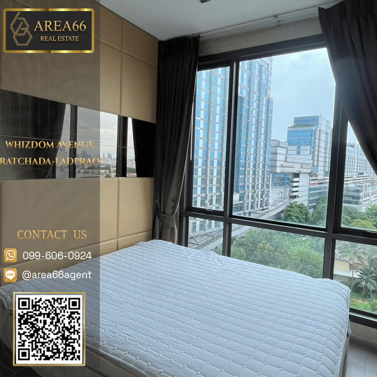 For SaleCondo : 🔥 ขายด่วน!! คอนโด Whizdom Avenue Ratchada-Ladprao