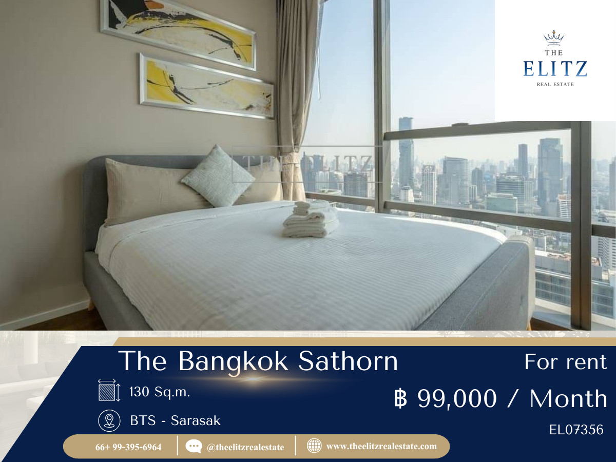 For RentCondoSathorn, Narathiwat : ✨ Move in and your life will change. The Bangkok Sathorn, luxurious room, perfect location + functions 🎉