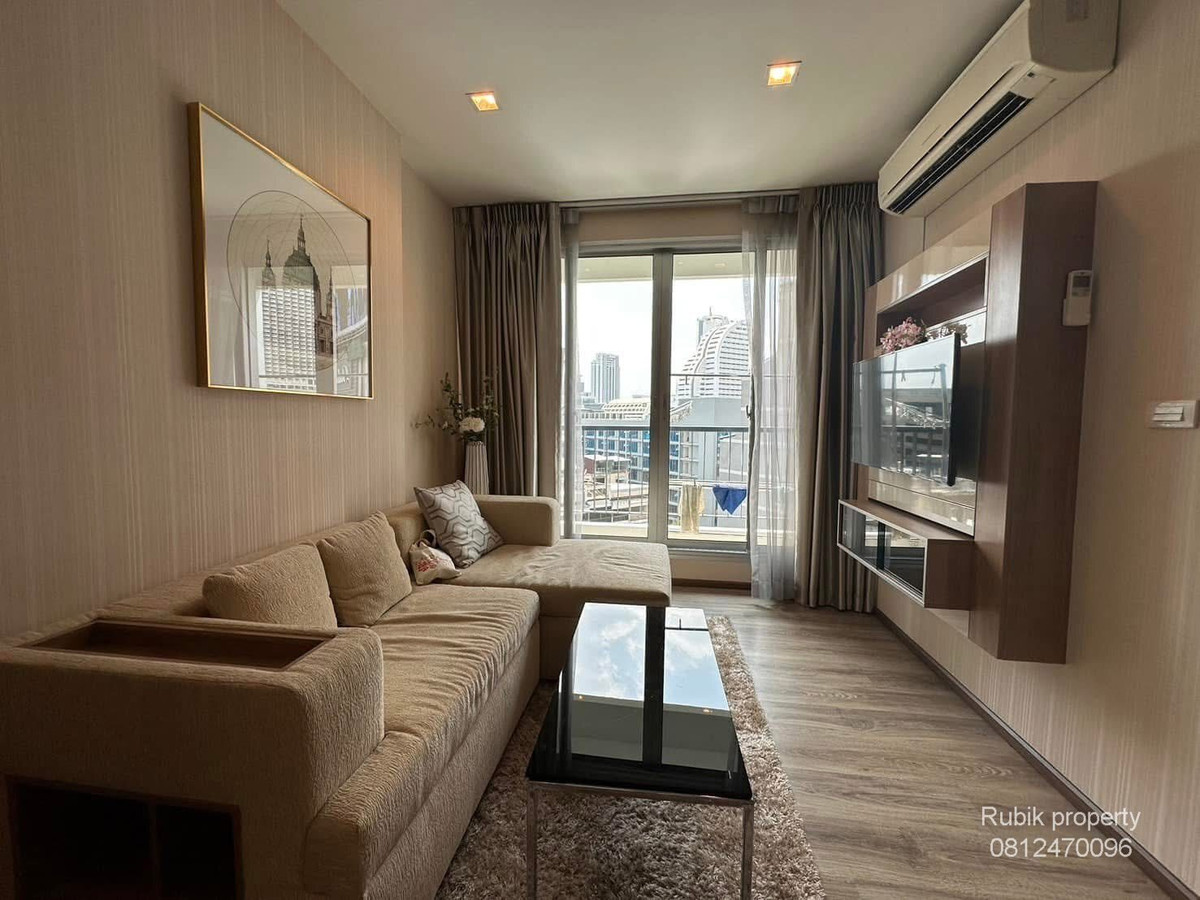 For RentCondoSathorn, Narathiwat : 🏙️(RB1390) Condo for rent Rhythm Sathorn 21 ✨ Luxury condo in the heart of Sathorn, near BTS Saphan Taksin, only 150 meters!