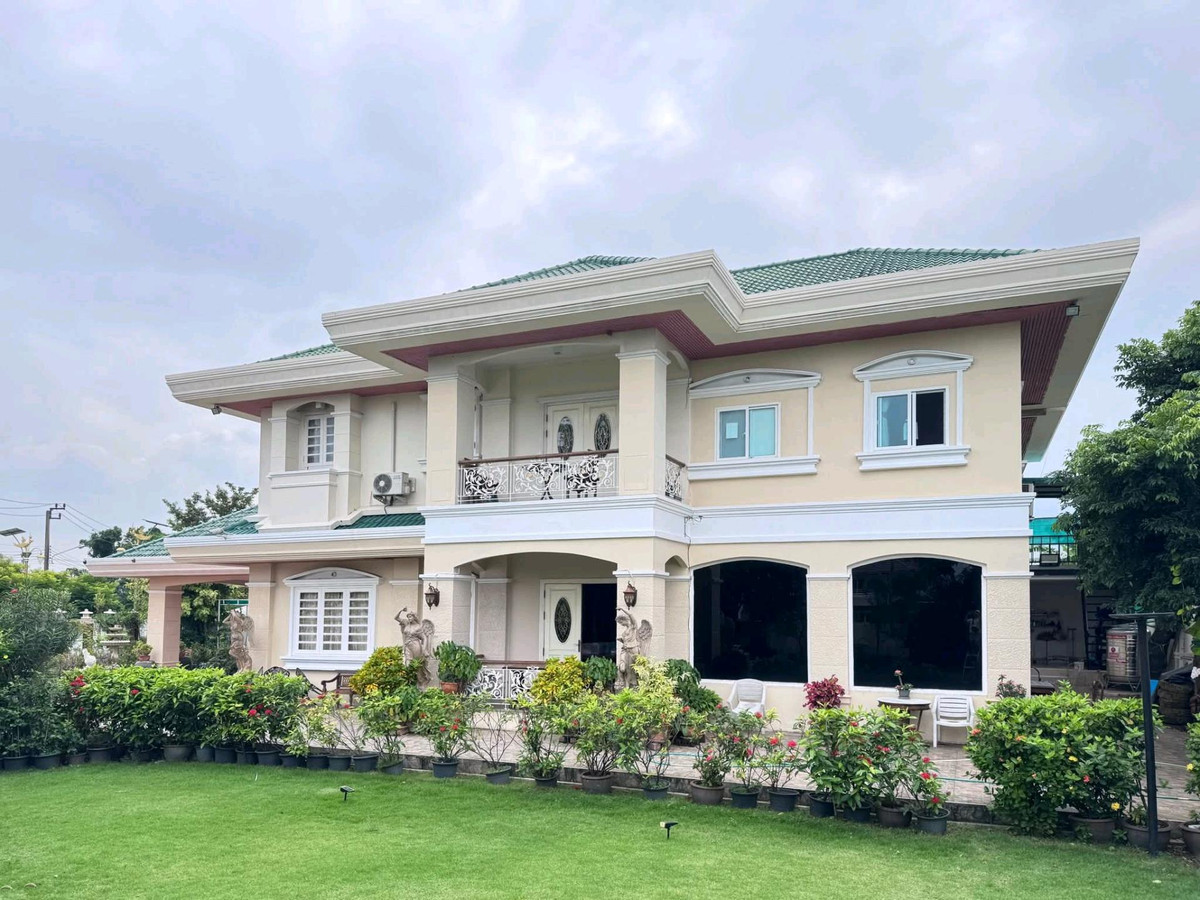 ขายบ้านบางนา แบริ่ง ลาซาล : ขายบ้านเดี่ยว โครงการ Green Lake บางนา กม.13