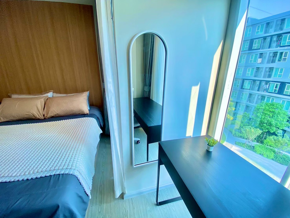 For SaleCondoPathum Thani,Rangsit, Thammasat : Kave town island, pool view room, beautiful built-ins, for sale with tenant.