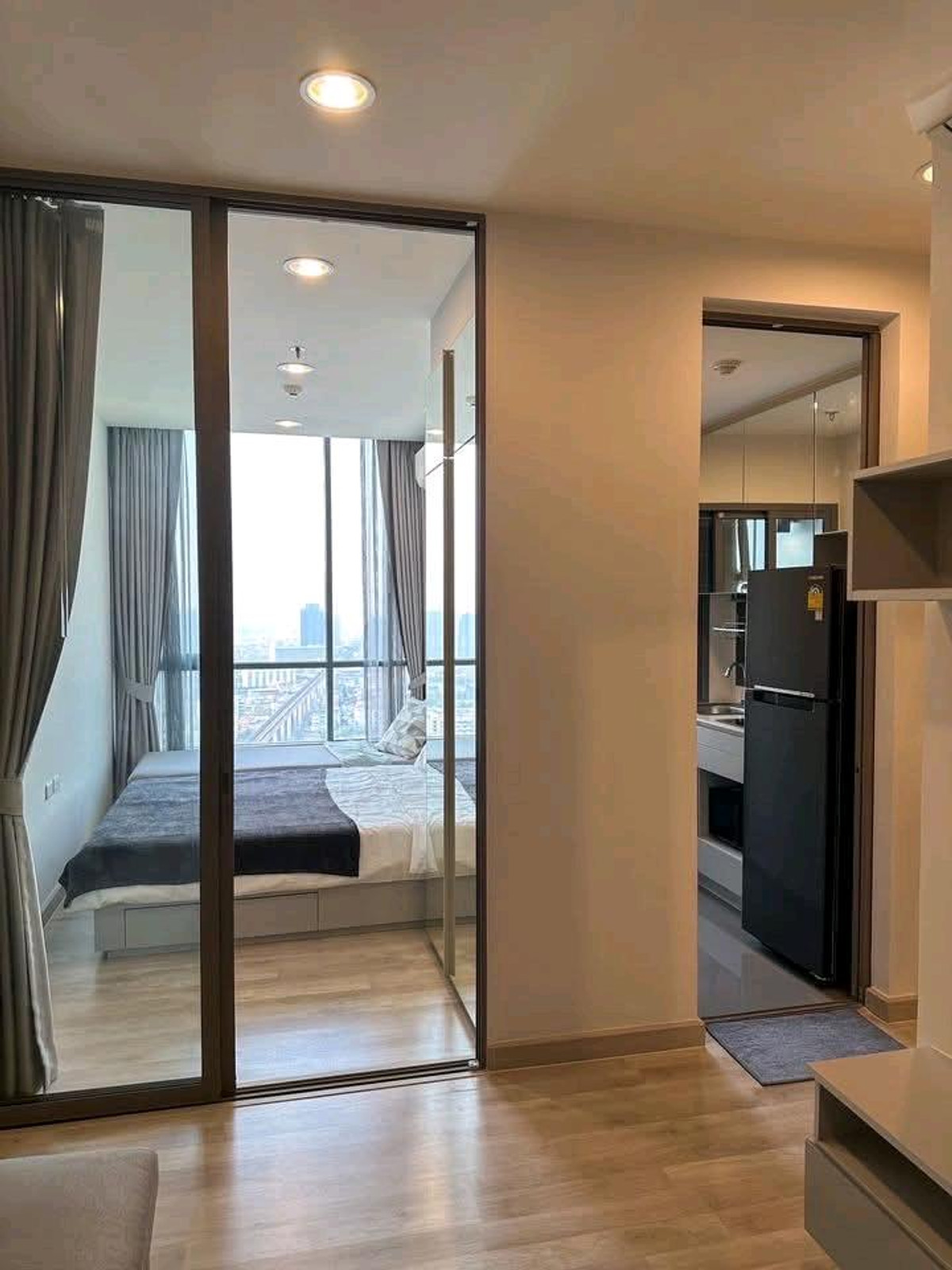 For RentCondoBang Sue, Wong Sawang, Tao Pun : For rent, Niche Pride Tao Poon Interchange, size 28 sq m.