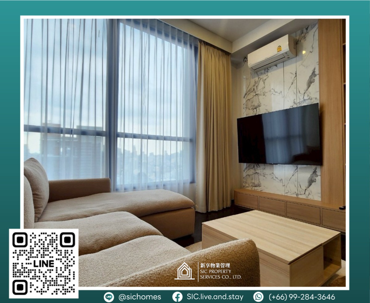 ให้เช่าคอนโดสุขุมวิท อโศก ทองหล่อ : ให้เช่า ✨Park Origin Tonglor ✨ 1 ห้องนอน ขนาด 36 ตรม ห้องนั่งเล่นกว้าง ชั้นสูงวิวดี🛋️🛁 เดินทางสะดวกทั้ง BTS เอกมัย และทองหล่อ🚅