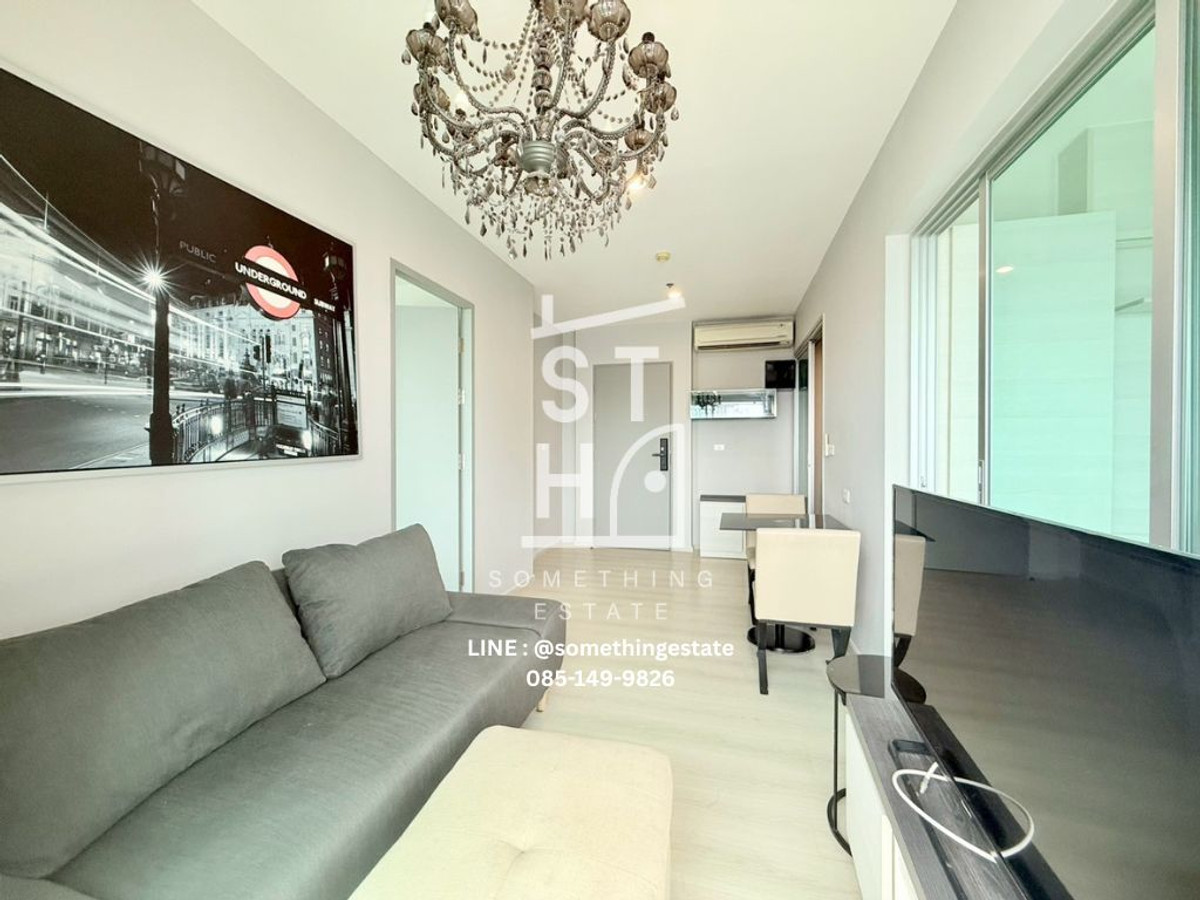 For SaleCondoRatchadapisek, Huaikwang, Suttisan : Unique Lay out, chill balcony, enjoy night stunning view, no obstacle