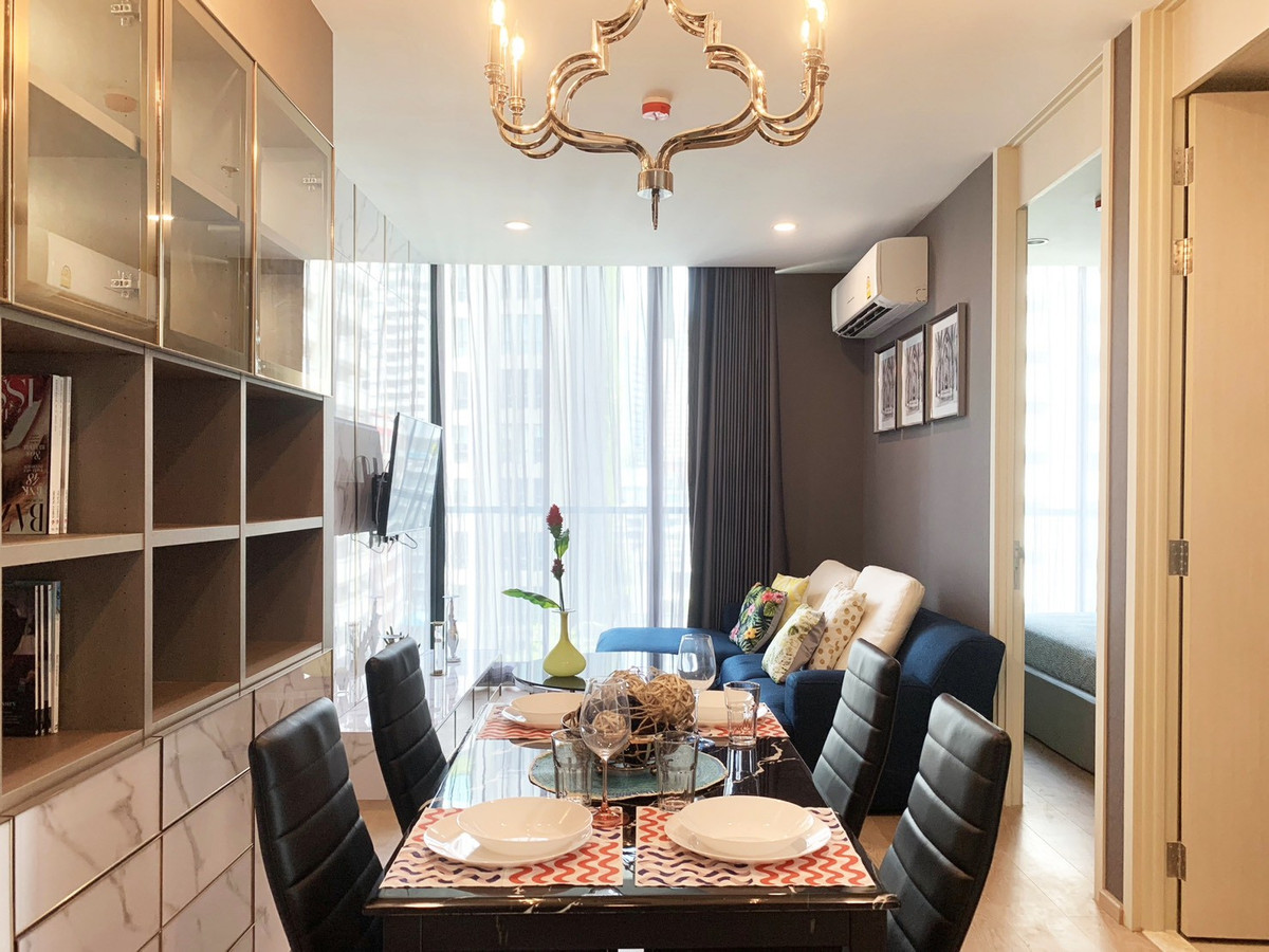 For RentCondoSukhumvit, Asoke, Thonglor : For rent 2-bedroom Noble Recole condo near Terminal 21