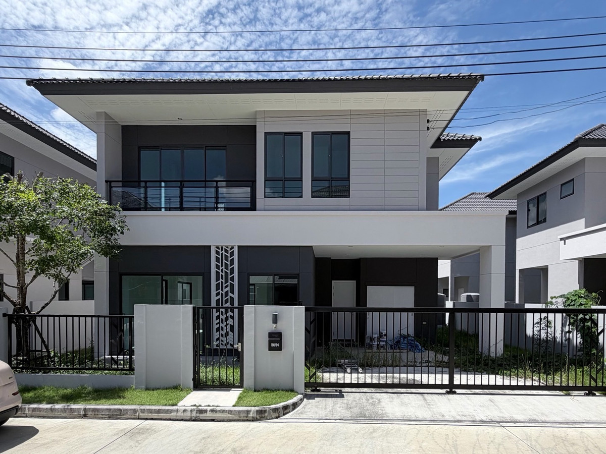 For SaleHouseRama5, Ratchapruek, Bangkruai : 🏡 Single house for sale, Chewarom Nakhon In, front of house facing north, new house, good location, near Rama 5 roundabout / Nakhon In Road / Central Westville.