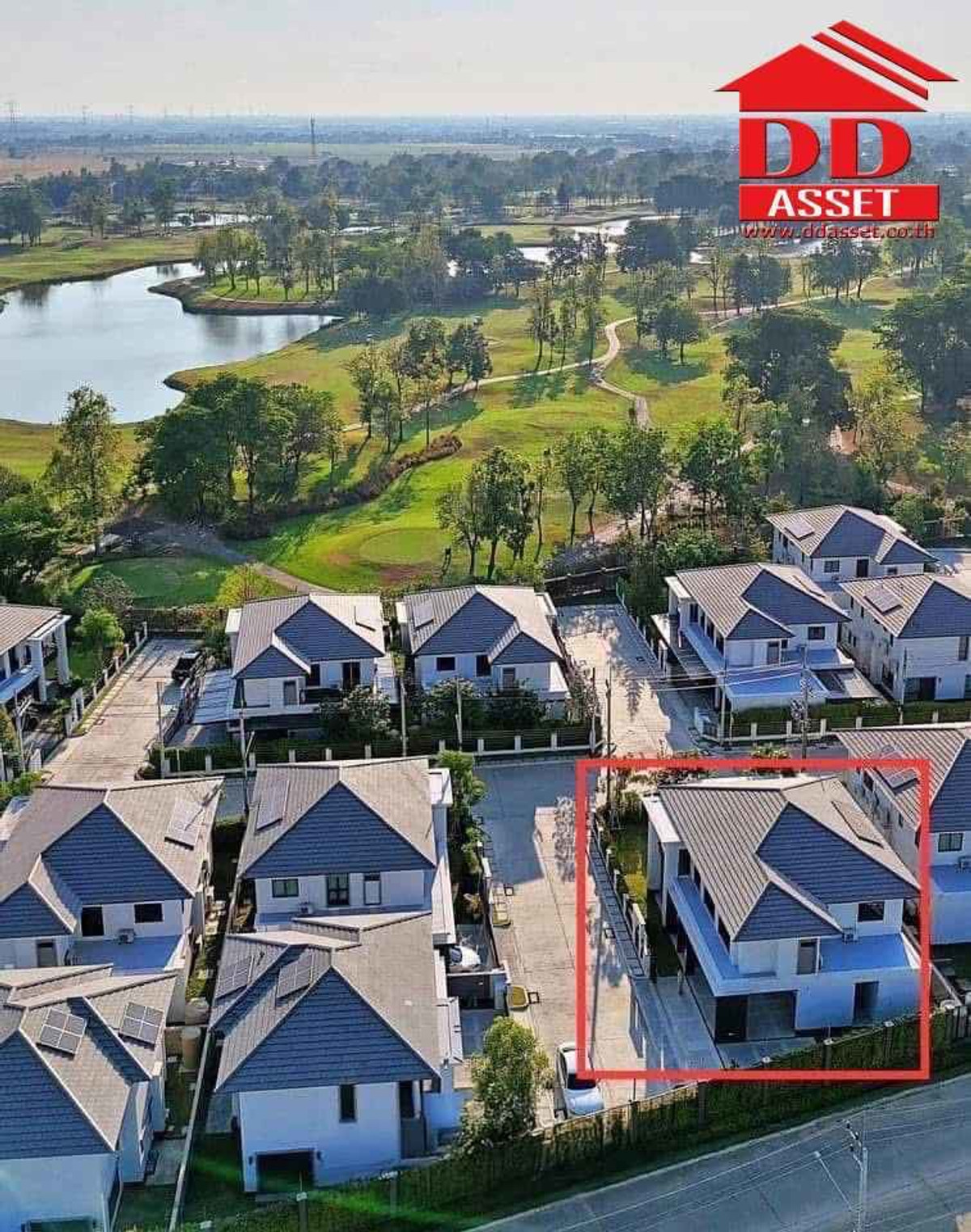 For SaleHousePathum Thani,Rangsit, Thammasat : For Sale Setthasiri Krungthep-Pathumthani Setthasiri Krungthep-Pathumthani Near Flora Villa Golf Course Code: H8143