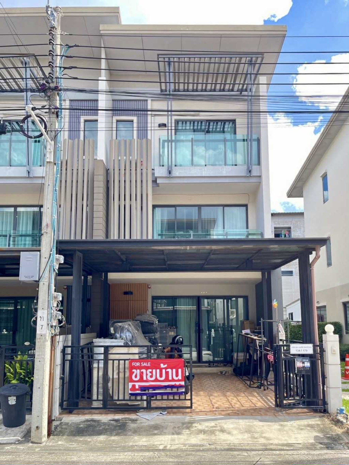 For SaleTownhomeRama 2, Bang Khun Thian : Town Avenue Cocos Rama 2 Soi 50 / 3 Bedrooms (For Sale), Town Avenue Cocos Rama 2 Soi 50 / 3 Bedrooms (FOR SALE) BALL036