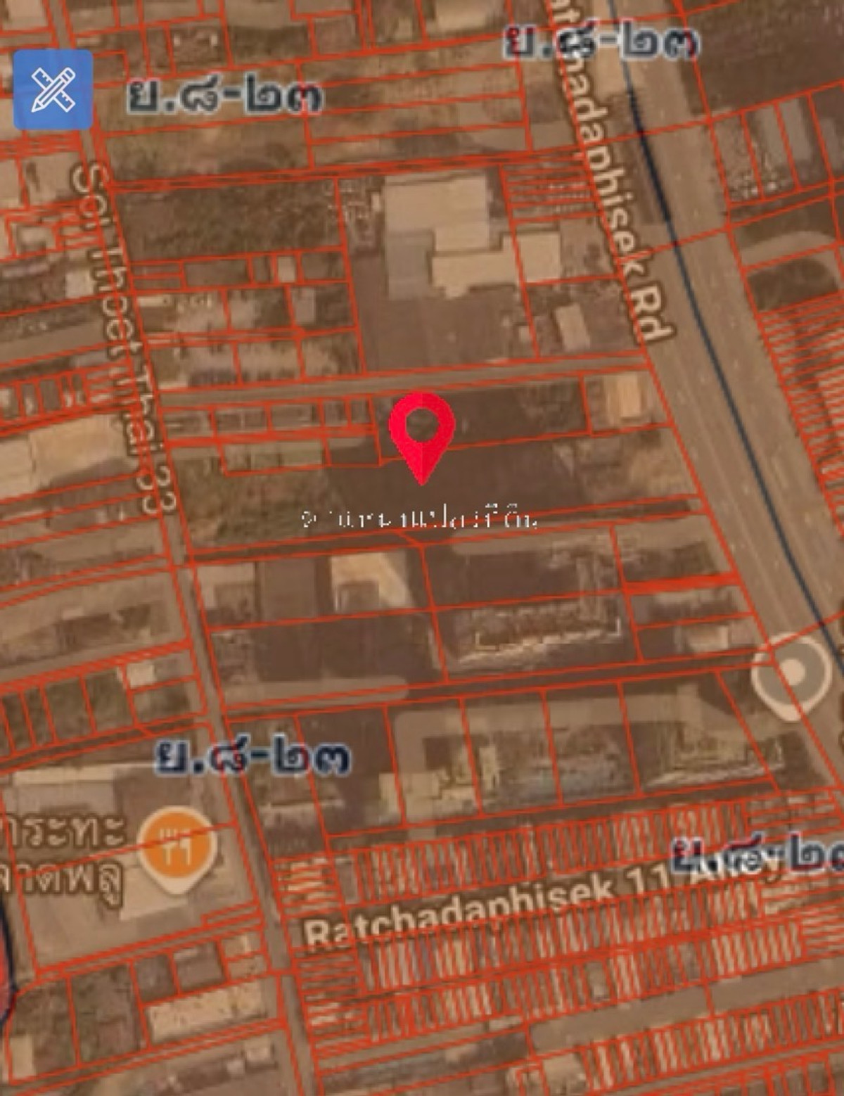 ขายที่ดินท่าพระ ตลาดพลู วุฒากาศ : ขายที่ดินติดถนนใหญ่ รัชดาภิเษก เยื้องเดอะมอลล์ท่าพระ