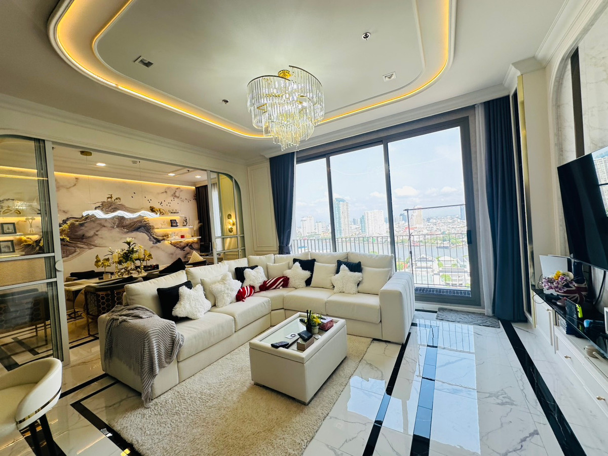 For SaleCondoSathorn, Narathiwat : (for sale) RHYTHM Charoenkrung Pavilion, river view room, 100 m. to Shrewsbury International School