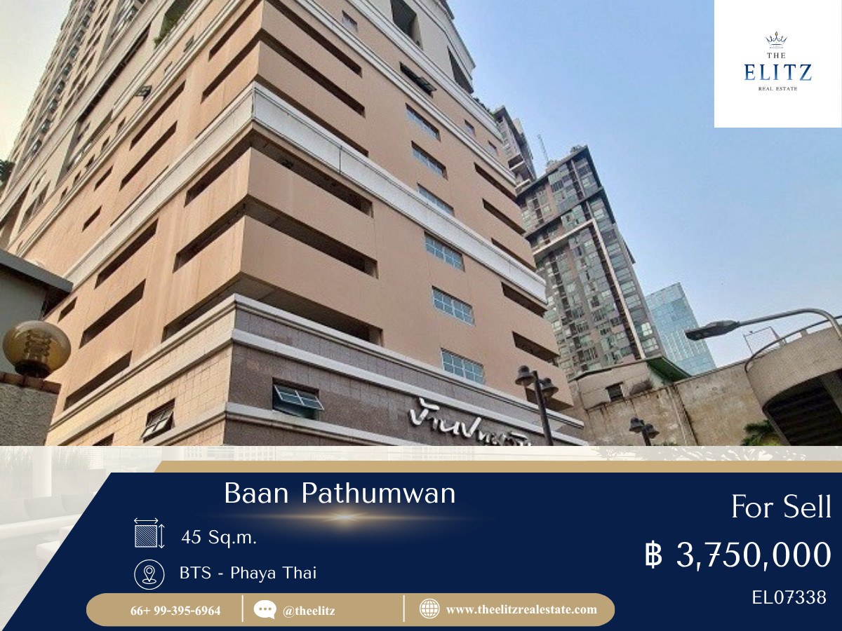 For SaleCondoRatchathewi,Phayathai : ✨ A rare item in the middle of Siam, Baan Pathumwan, peaceful and luxurious in the Siam area. That you have to see with your own eyes ❤️