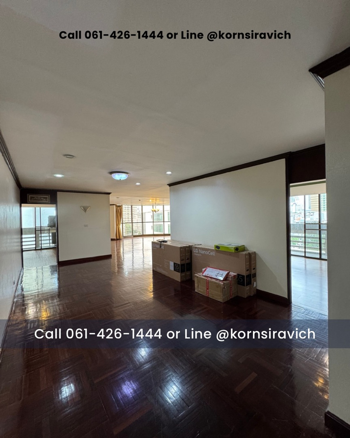 For SaleCondoSukhumvit, Asoke, Thonglor : Condo for sale, large room, 280 square meters, Asoke, near BTS 450 meters.