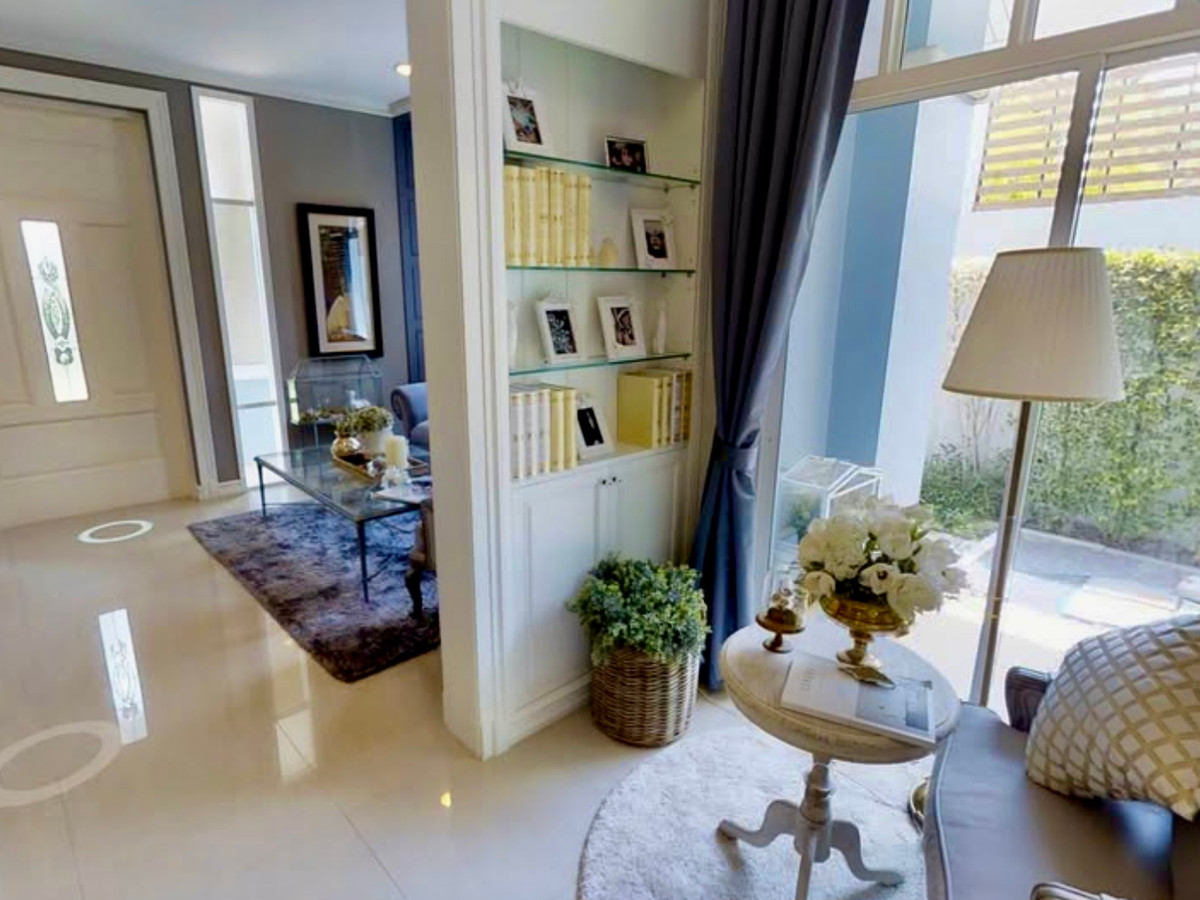 ให้เช่าบ้านนวมินทร์ รามอินทรา : ให้เช่าบ้านเดี่ยว 2 ชั้นหลังมุม หมู่บ้าน Milton Residence รามอินทรา | บ้านใหม่ เฟอร์นิเจอร์ครบ พร้อมเข้าอยู่ | ใกล้รถไฟฟ้าสายสีชมพู