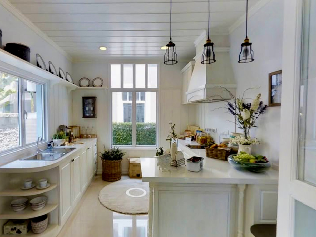 ให้เช่าบ้านนวมินทร์ รามอินทรา : ให้เช่าบ้านเดี่ยว 2 ชั้นหลังมุม หมู่บ้าน Milton Residence รามอินทรา | บ้านใหม่ เฟอร์นิเจอร์ครบ พร้อมเข้าอยู่ | ใกล้รถไฟฟ้าสายสีชมพู