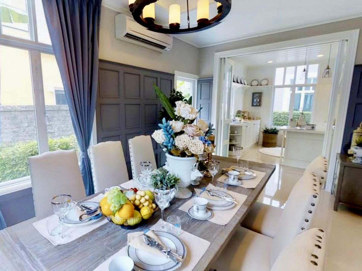 ให้เช่าบ้านนวมินทร์ รามอินทรา : ให้เช่าบ้านเดี่ยว 2 ชั้นหลังมุม หมู่บ้าน Milton Residence รามอินทรา | บ้านใหม่ เฟอร์นิเจอร์ครบ พร้อมเข้าอยู่ | ใกล้รถไฟฟ้าสายสีชมพู