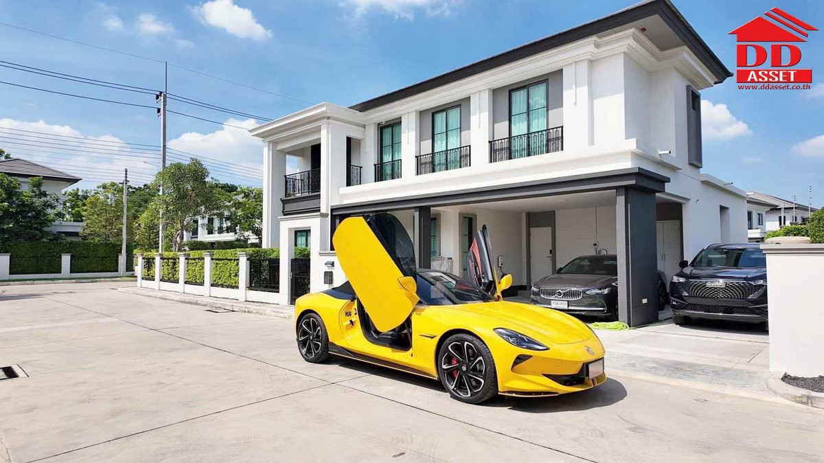 For SaleHousePathum Thani,Rangsit, Thammasat : For Sale Setthasiri Krungthep-Pathumthani Setthasiri Krungthep-Pathumthani Near Flora Villa Golf Course Code: H8143