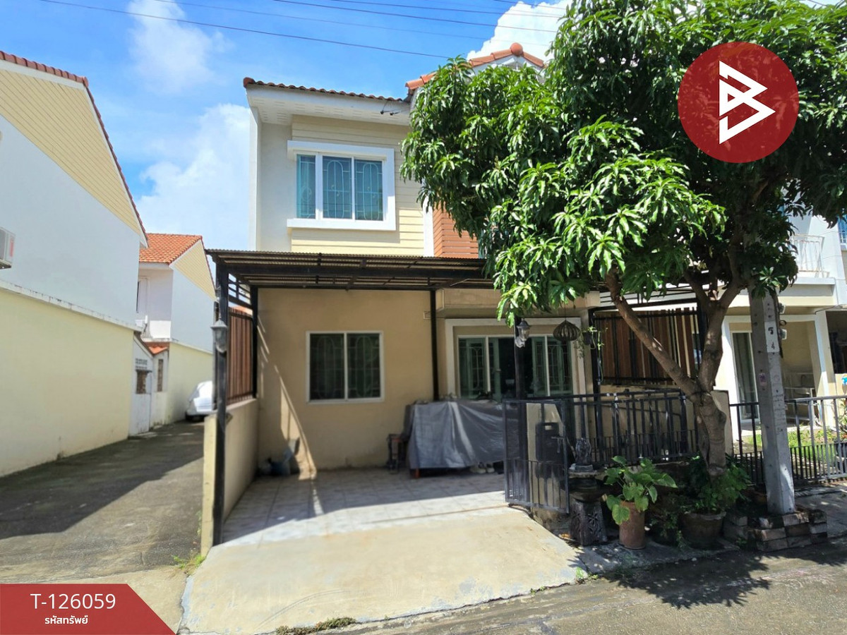For SaleTownhomeSamut Prakan,Samrong : Townhouse for sale Bhumjai Niwet Village 3, Project 3 Phra Samut Chedi, Samut Prakan