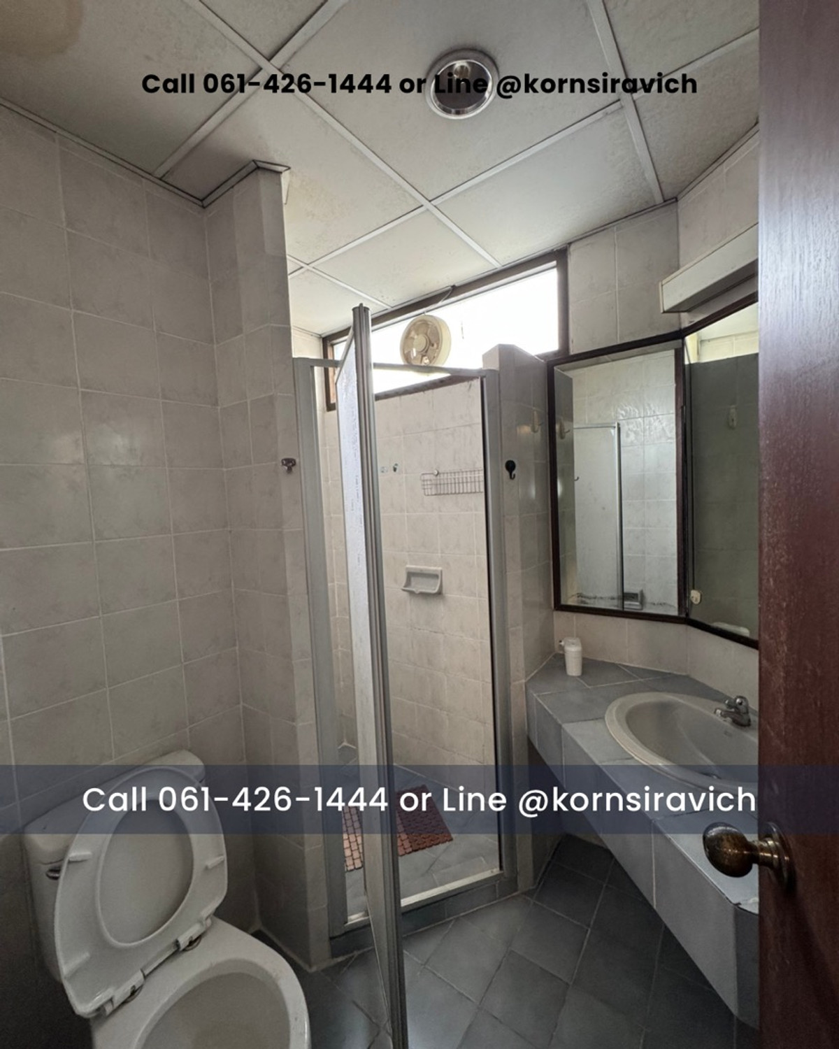 For SaleCondoSukhumvit, Asoke, Thonglor : Condo for sale, large room, 280 square meters, Asoke, near BTS 450 meters.