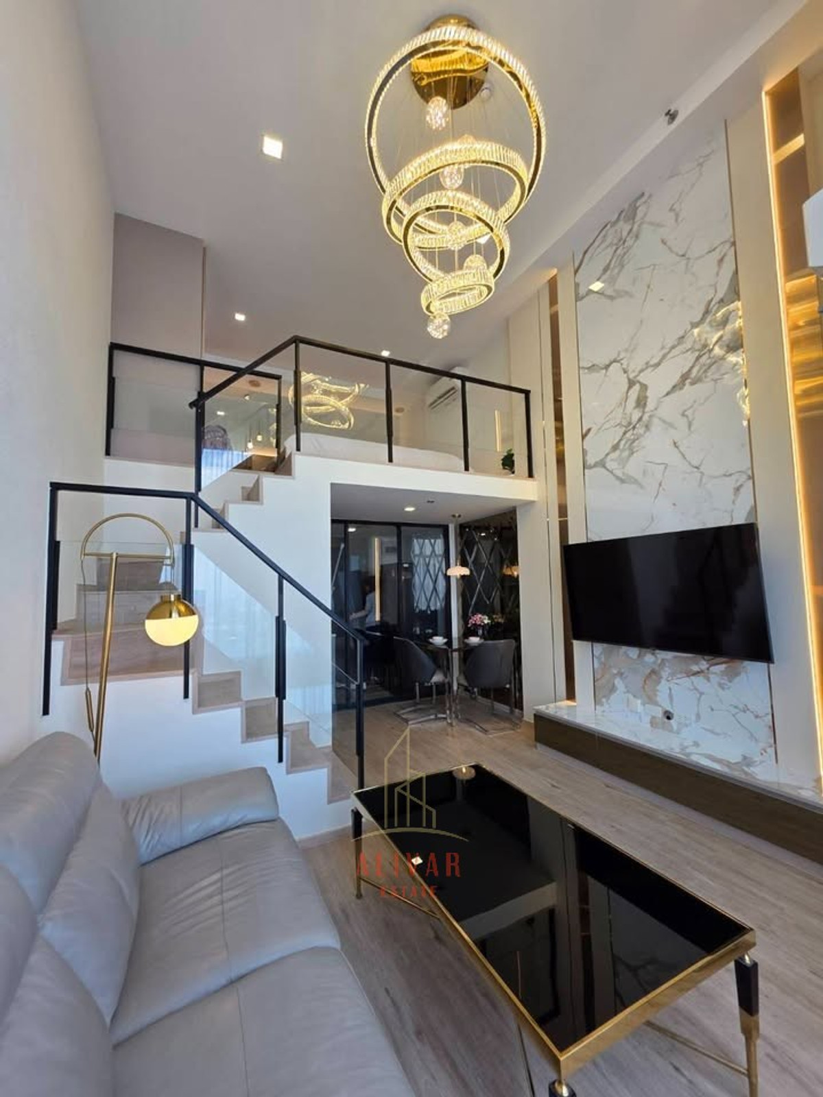 ให้เช่าคอนโดพัฒนาการ ศรีนครินทร์ : RC111825 Condo duplex Loft for rent at The Rich พระราม 9-ศรีนครินทร์