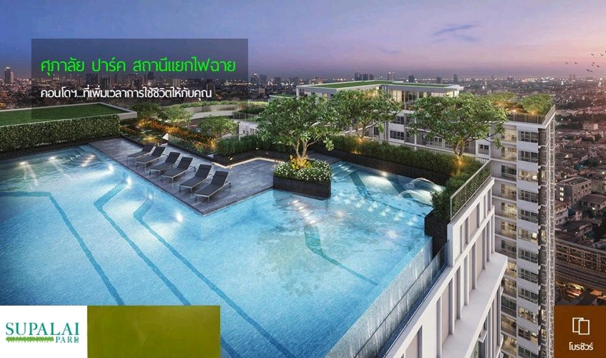 For SaleCondoPinklao, Charansanitwong : Selling a burden 🔥🔥 Special price condo, good location, Supalai Park Yaekfaichai MD-25069861