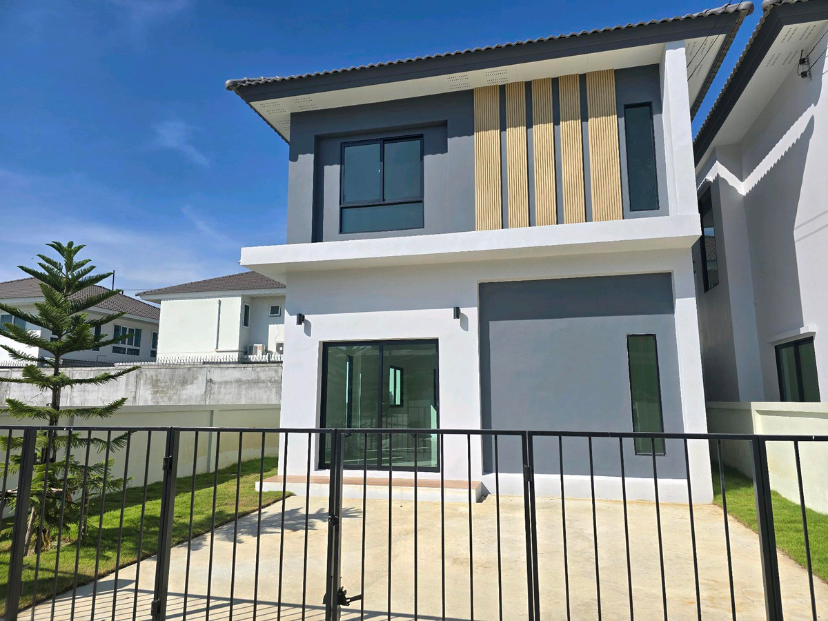 ให้เช่าบ้านปทุมธานี รังสิต ธรรมศาสตร์ : ให้เช่า บ้านเดี่ยว 2ชั้น+ บ้านใหม่ไม่เคยปล่อยเช่าCPN   Ville2 ลำลูกกา คลอง7