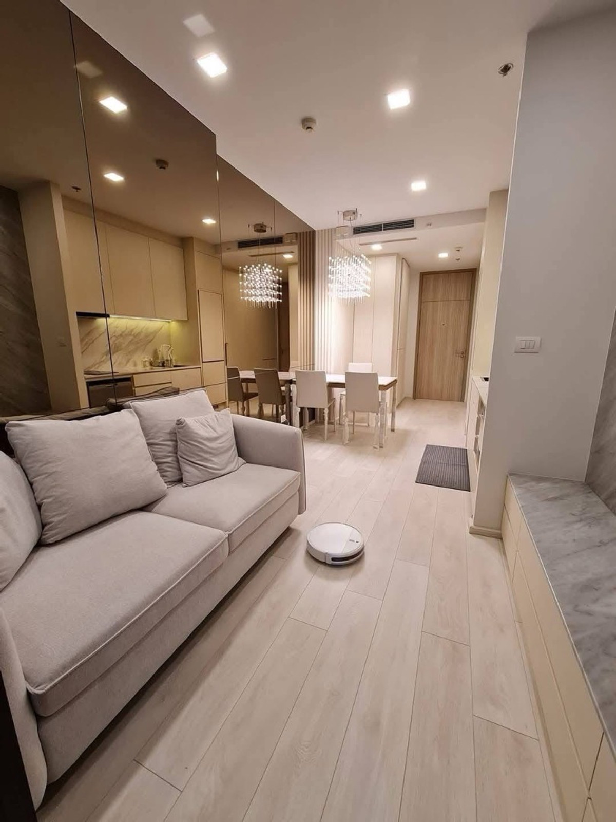 For RentCondoWitthayu, Chidlom, Langsuan, Ploenchit : Condo for rent 🔥Noble ploenchit🔥30th floor🔥46 sq m🔥1Bed🔥Ready to move in🔥R711-1