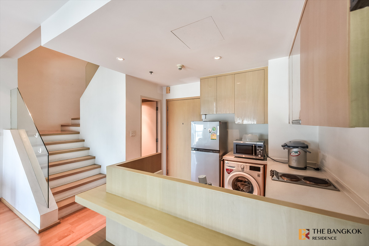 ขายคอนโดราชเทวี พญาไท : Villa Rachatewi 🩷 ห้อง Duplex 1 ห้องนอน เฟอร์ครบ 🩷 ใกล้ BTS ราชเทวี