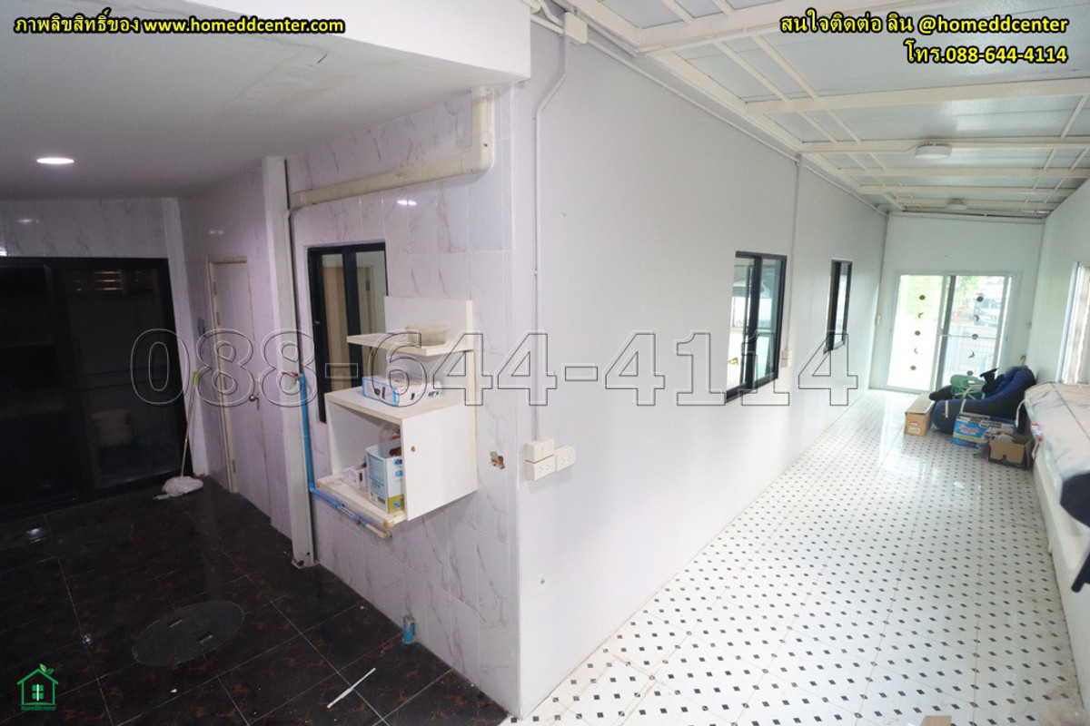 ขายทาวน์โฮมลาดพร้าว101 แฮปปี้แลนด์ : ทาวน์โฮม 3 ชั้น หลังมุม เดอะคอนเนค อัพ 3 ลาดพร้าว 126 （The Connect Up 3, Ladprao 126）ใกล้เดอะมอลล์บางกะปิ MRT สีเหลือง ลาดพร้าว 101