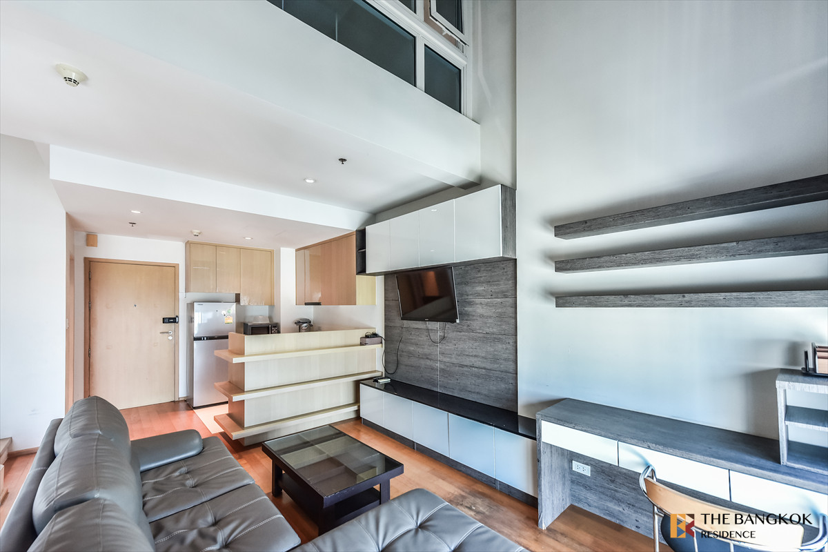 ขายคอนโดราชเทวี พญาไท : Villa Rachatewi 🩷 ห้อง Duplex 1 ห้องนอน เฟอร์ครบ 🩷 ใกล้ BTS ราชเทวี