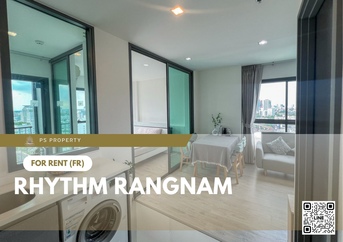 ให้เช่าคอนโดราชเทวี พญาไท : ให้เช่า 📍 Rhythm Rangnam 📍 เฟอร์นิเจอร์ และ เครื่องใช้ไฟฟ้าครบ ใกล้ BTS อนุสาวรีย์