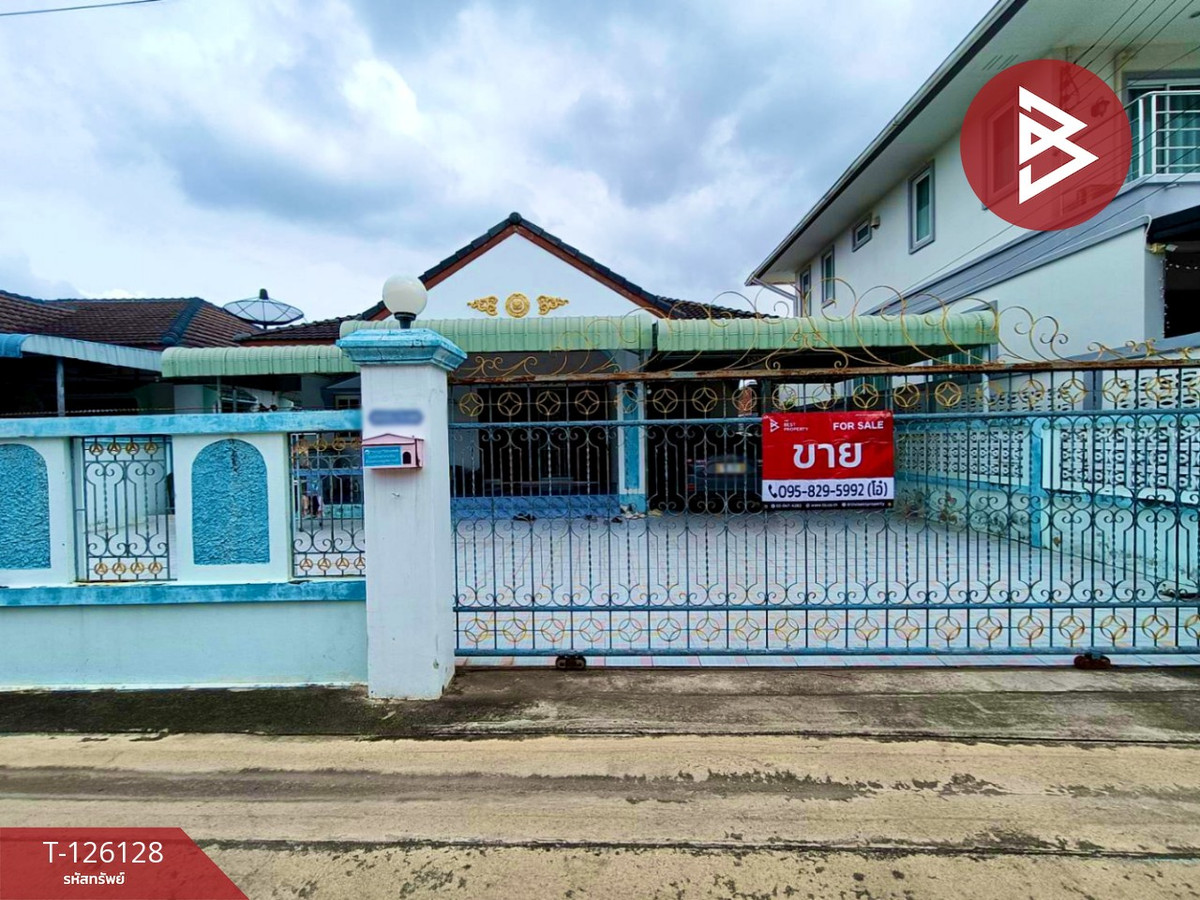 For SaleHouseRatchaburi : Single-storey detached house for sale, area 71.3 square meters, Soi Samanmit, in Ratchaburi city.