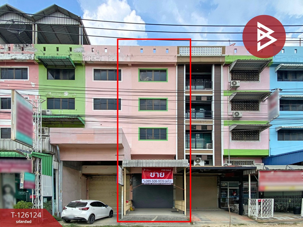 For SaleShop HouseSamut Prakan,Samrong : Commercial building for sale, 4 floors, area 22 sq m, Bang Phli, Samut Prakan.