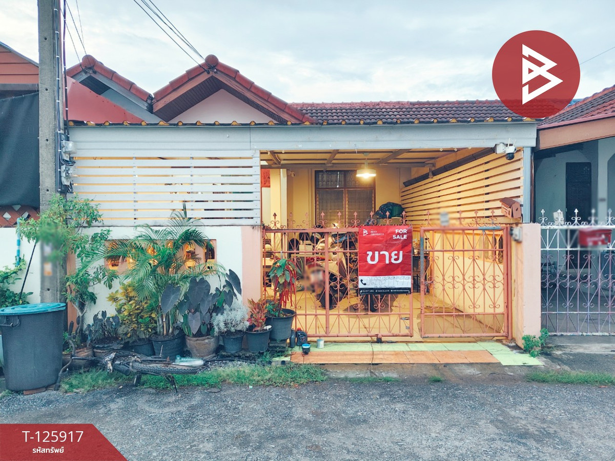 For SaleTownhomeNakhon Pathom : One-story townhouse for sale, area 25.9 sq m, Sam Phran, Nakhon Pathom.
