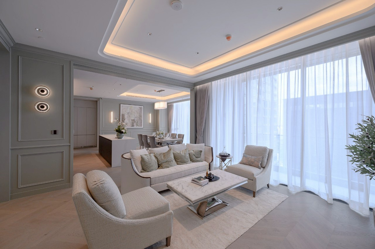 For SaleCondoWitthayu, Chidlom, Langsuan, Ploenchit : FOR SALE ONE BANGKOK, 2BED 2BATH, 151.58SQ.M, 34F, SALE : 73,900,000 THB