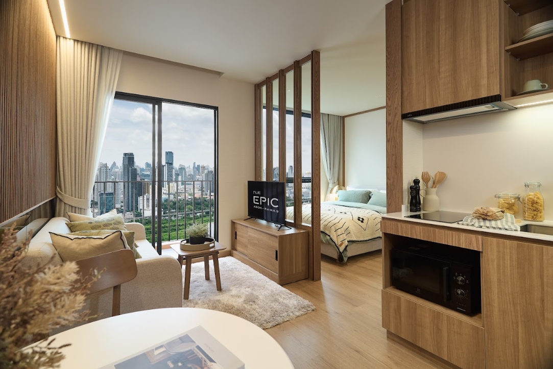 For SaleCondoRama9, Petchburi, RCA : 🔥Urgent Sale 🔥Noble New Epic Asoke-Rama 9, good location, near MRT and Central Rama 9 (Foreigners only*)